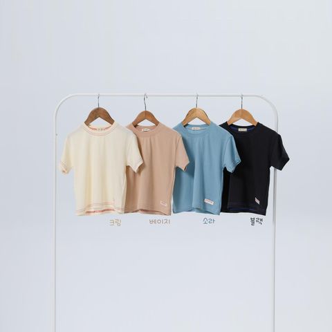 배색스티치티셔츠색상표시