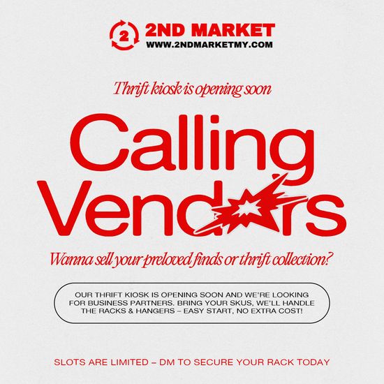 VENDORS WANTED! | 2nd Market