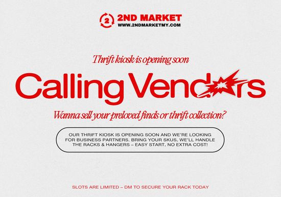 VENDORS WANTED! | 2nd Market