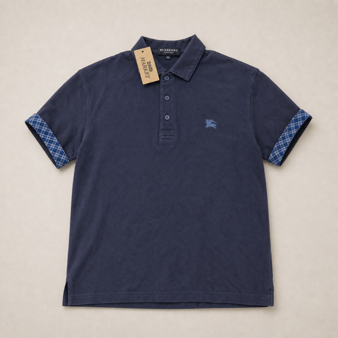 072_16639194_burberry_navy_polo_tee_w_nova_check_sleeve_ai_lightbg