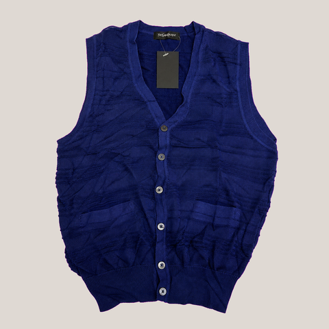 013_16684890_yves_saint_laurent_blue_knit_vest