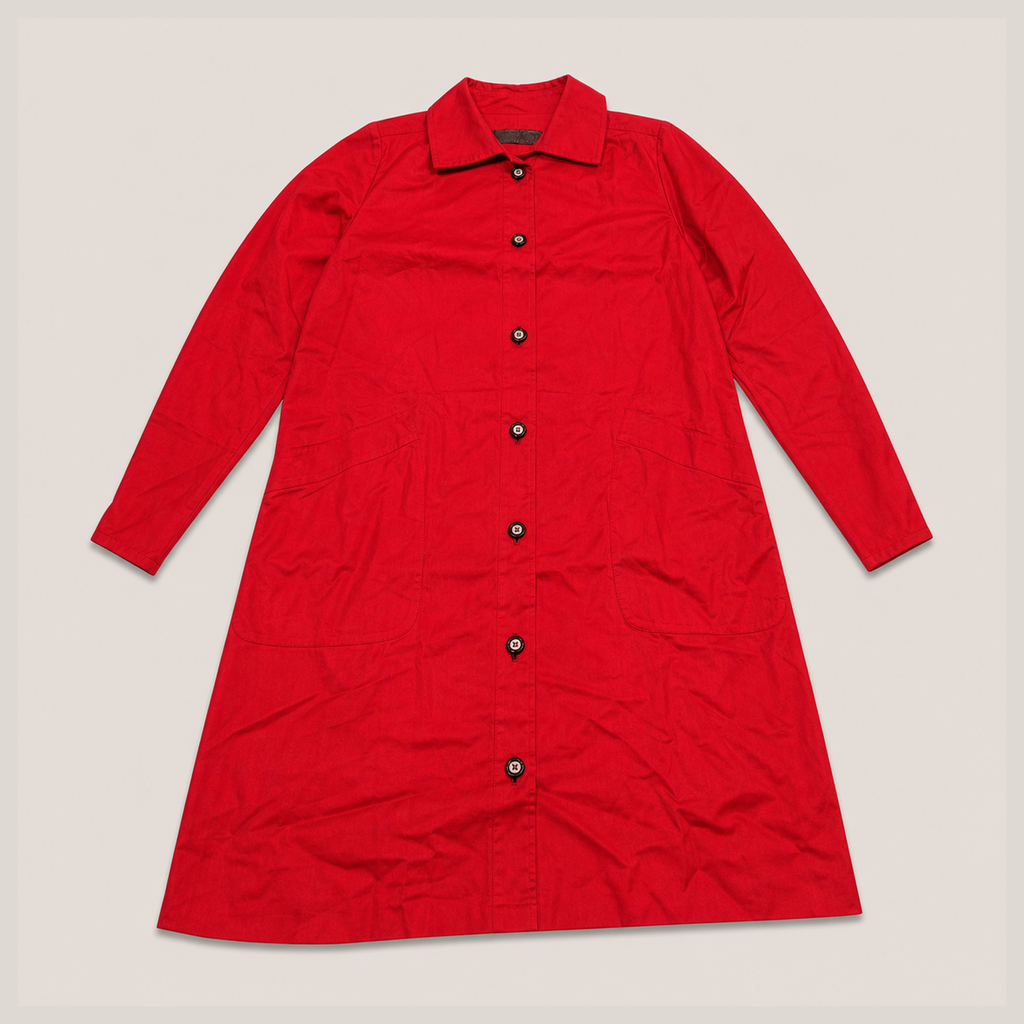 26_2NDB0710026_yves_saint_laurent_red_long_sleeve_shirt_dress_main_bgfixed