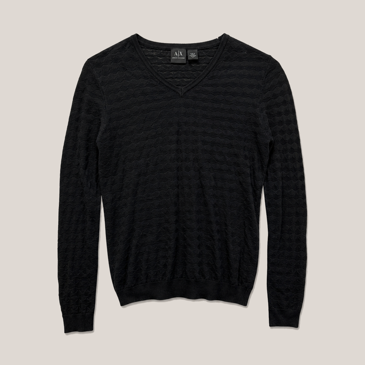 51_2NDLL0710016_armani_exchange_black_striped_knit_sweater_hanger_removed_preview