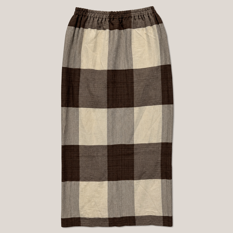 69_2NDLL0710034_hai_sporting_gear_brown_plaid_long_skirt_hanger_removed_preview