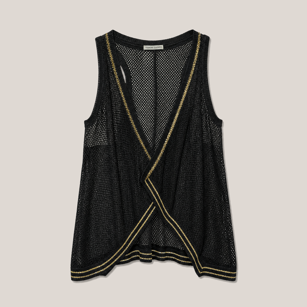 74_2NDLL0710039_tsumori_chisato_black_mesh_sleeveless_top_hanger_removed_preview