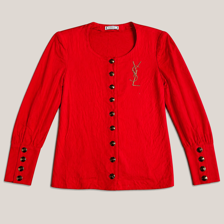 011_2NDB0812011_vintage_yves_saint_laurent_red_logo_military_button_shirt_jacket_catalog_final