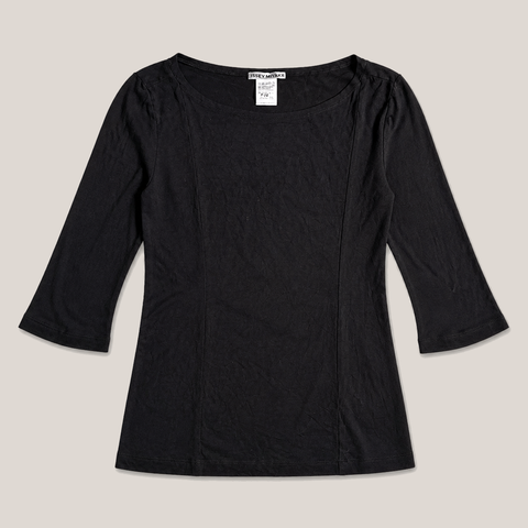 016_2NDB0812016_issey_miyake_black_three_quarter_sleeve_stretch_top_catalog_final