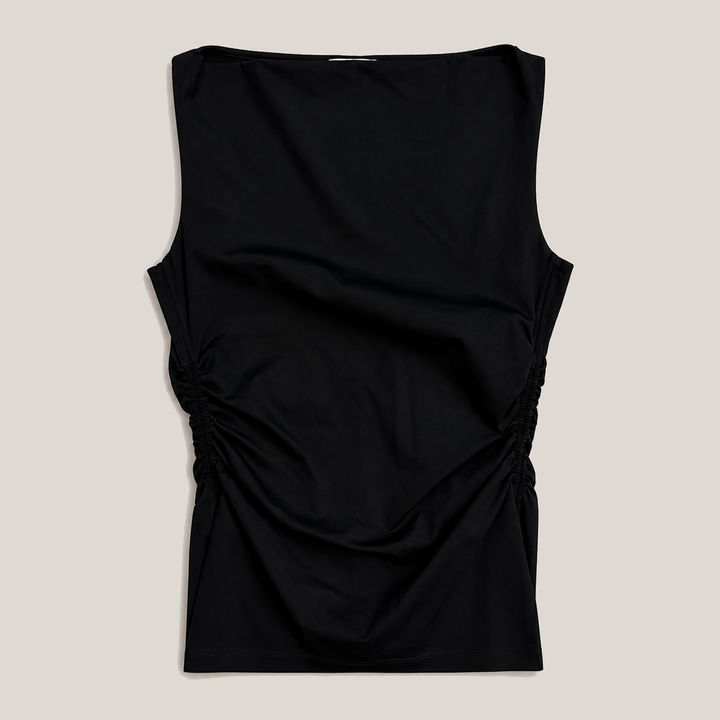 013_2NDWAS0812013_cos_black_ruched_side_sleeveless_mini_dress_xs_catalog_final