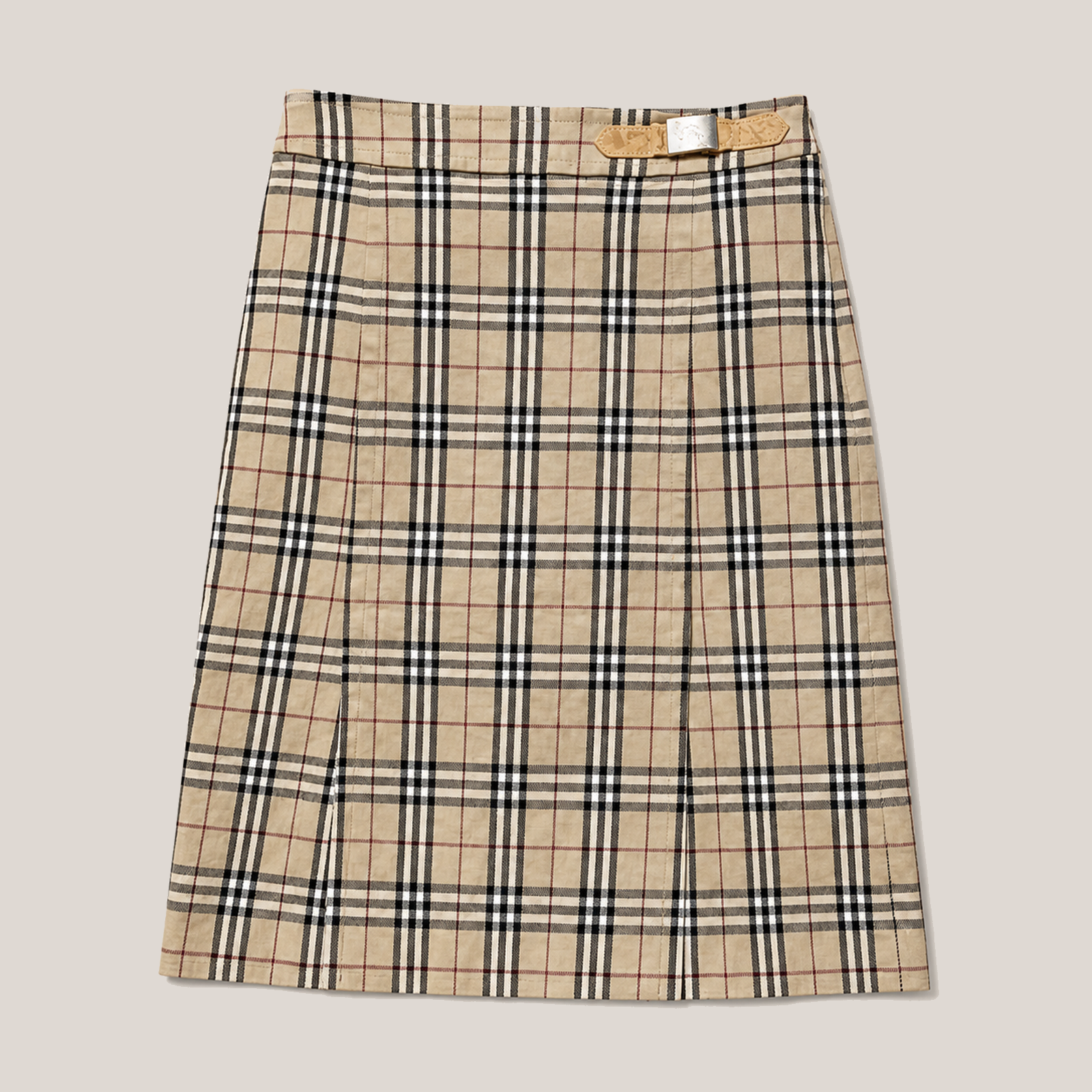 BURBERRY BLUE LABEL NOVA CHECK BELTED PENCIL SKIRT – 2nd Market