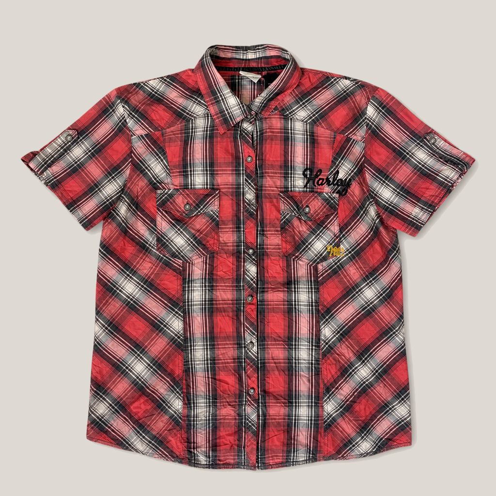 051_JAM0812063_harley_davidson_red_black_plaid_short_sleeve_button_up_shirt_2xl_catalog_final