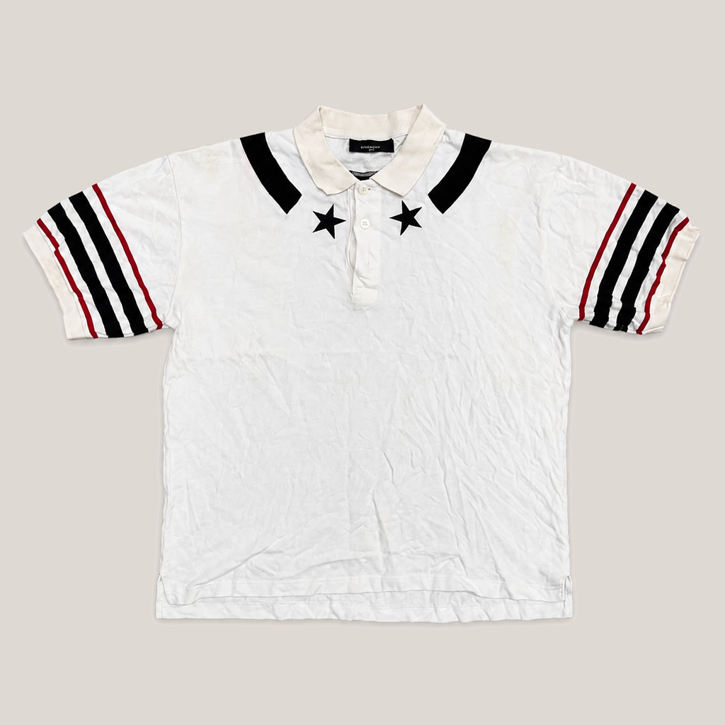 002_2NDS0815002_riccardo_tisci_era_givenchy_white_star_collar_striped_sleeve_polo_shirt_catalog_final