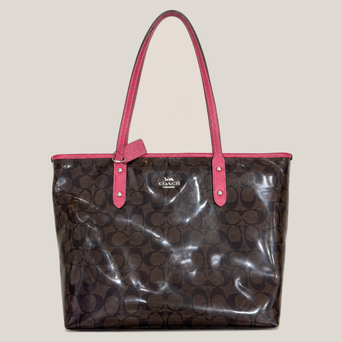 005_2NDS0815005_2000s_coach_brown_signature_pvc_pink_trim_tote_bag_catalog_final