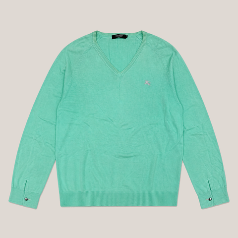 013_2NDS0815013_burberry_black_label_turquoise_embroidered_knight_v_neck_long_sleeve_knit_top_2_catalog_final