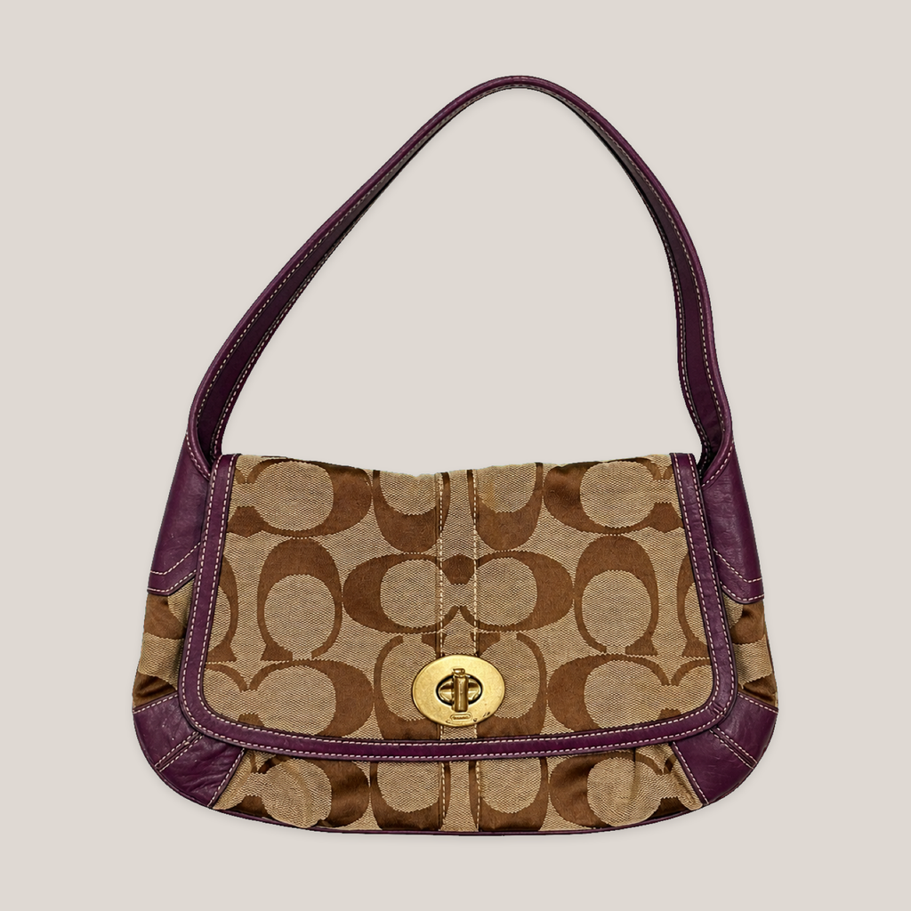 003_2NDO0831002_2007_coach_khaki_signature_canvas_purple_leather_turnlock_shoulder_bag_1_catalog_final