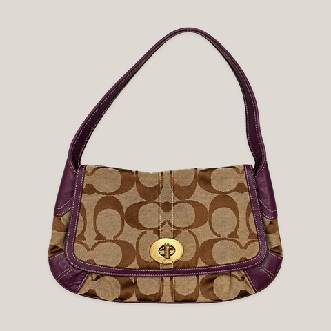 003_2NDO0831002_2007_coach_khaki_signature_canvas_purple_leather_turnlock_shoulder_bag_1_catalog_final