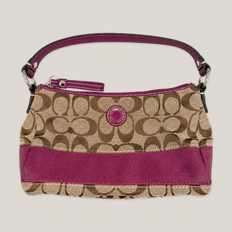 005_2NDO0831004_coach_khaki_signature_canvas_magenta_stripe_small_shoulder_bag_catalog_final