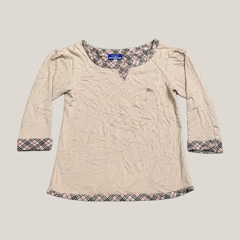 049_2NDO0903032_burberry_blue_label_beige_nova_check_panel_puff_sleeve_top_m_catalog_final