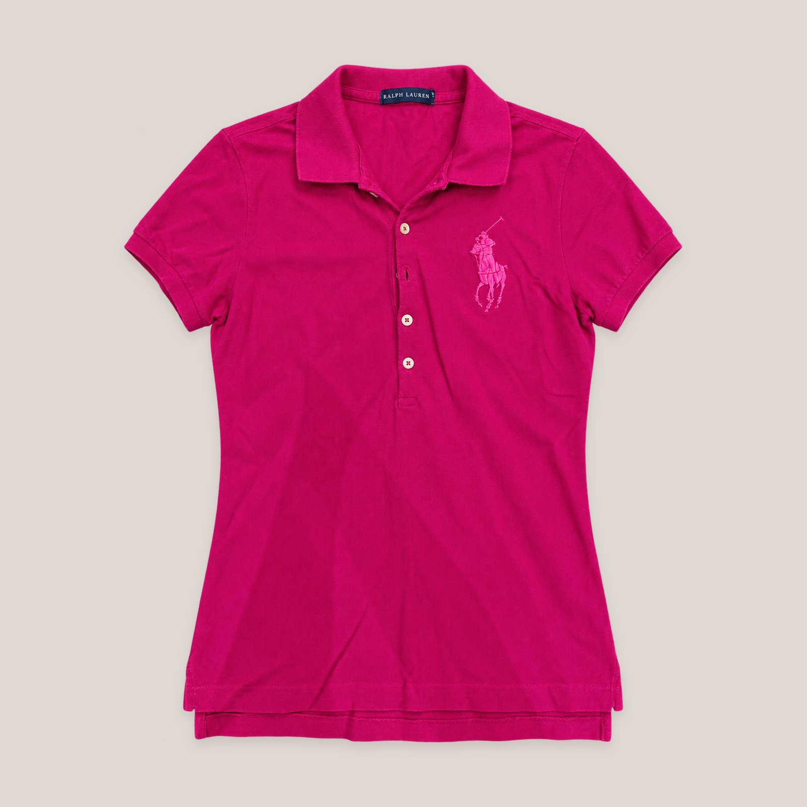 RALPH LAUREN FUCHSIA BIG PONY POLO SHIRT M – 2nd Market
