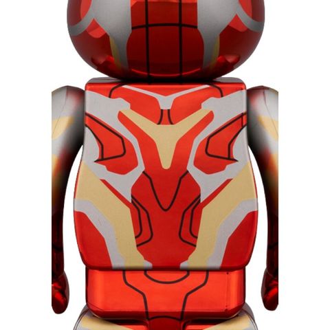 BE@RBRICK IRON MAN MARK85 CHROME Ver. 100％ & 400％-Photoroom