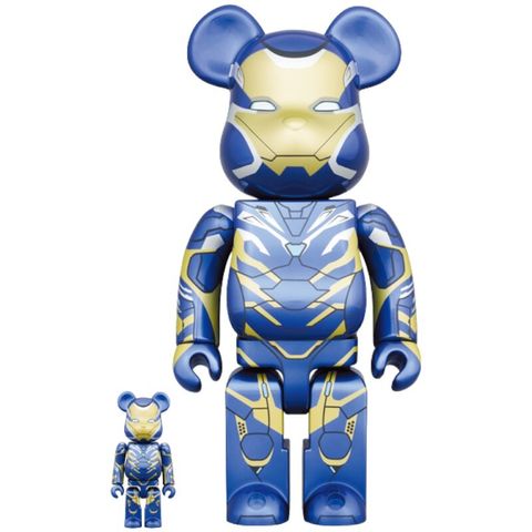 BE@RBRICK IRON MAN RESCUE SUIT 100％ & 400％-Photoroom