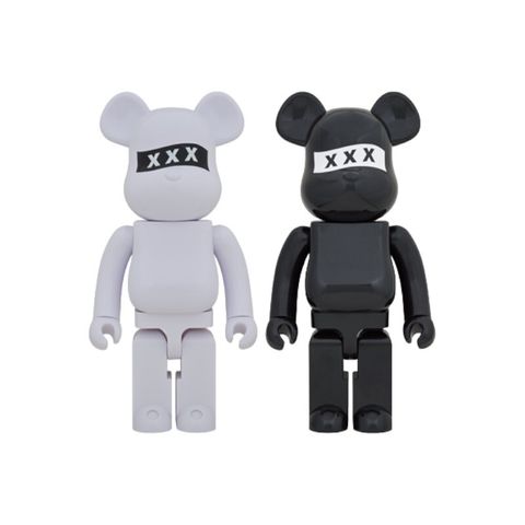 BE@RBRICK GOD SELECTION XXX 1000％ WHITE／BLACK -Photoroom