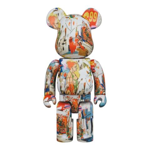 BE@RBRICK Andy Warhol × JEAN-MICHEL BASQUIAT #4 1000％-Photoroom