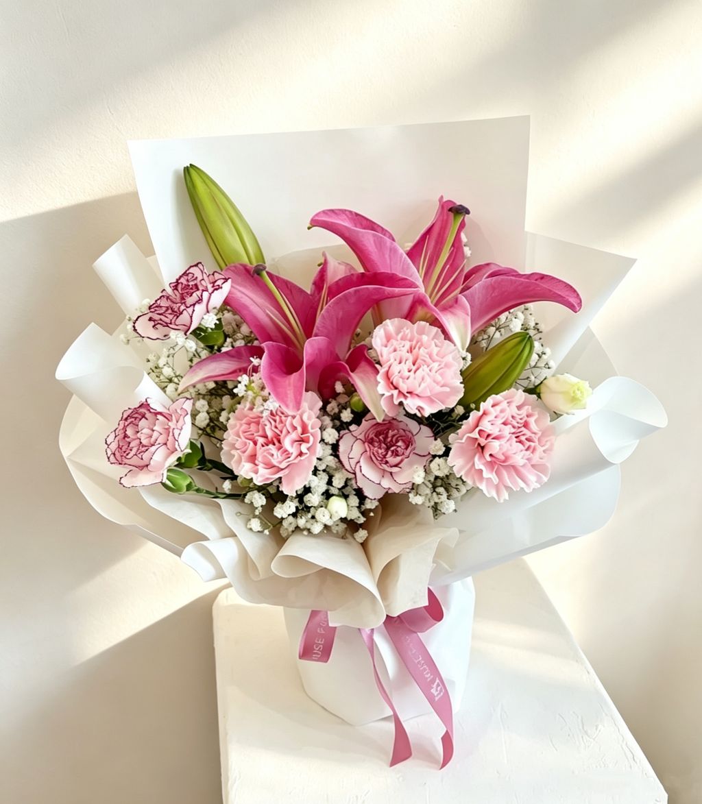 Pink Lily Grace Bouquet