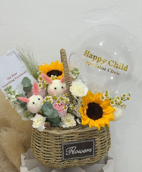 Wishes Flower Basket 06