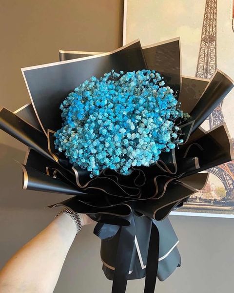 Blue Baby Breath Bouquet