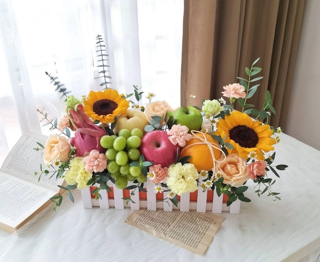 Loving Care Fruits Flower Basket