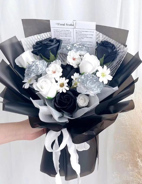 Black Soap Flower Bouquet