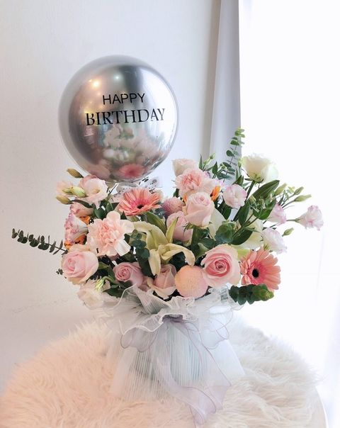 Blooming Flower with Balloon