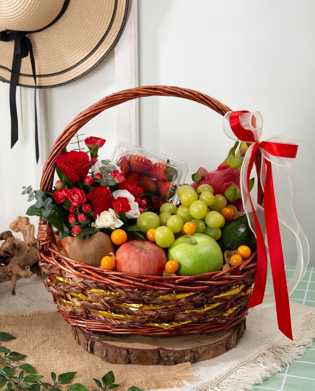 Hana Flower & Fruit Basket