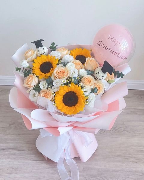 Sunflowers Graduation Bouquet
