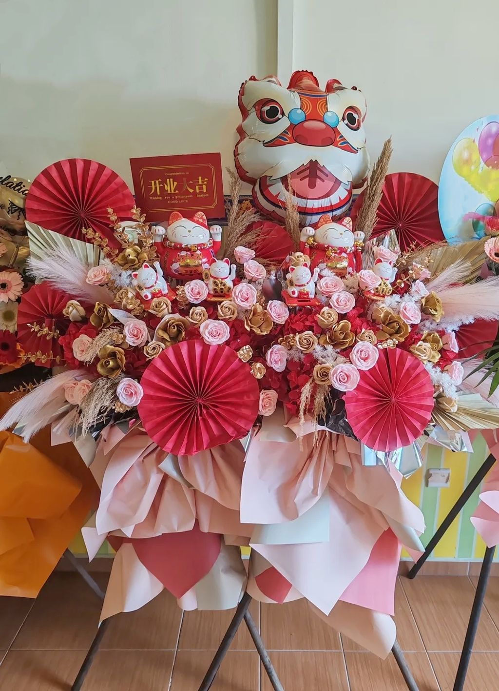 Warmest Congratulations Opening Flower Stand (Soap Flower)