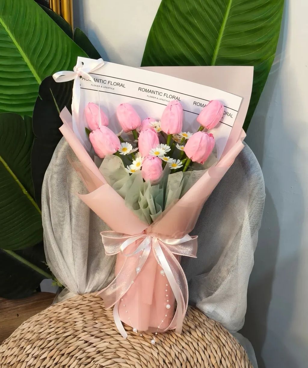 Soap Tulips Bouquet (Soap Flower)