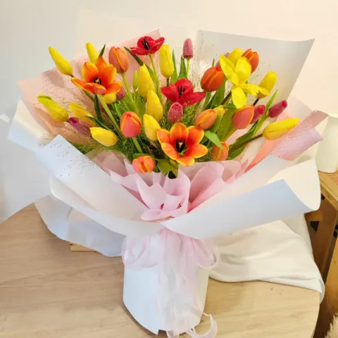Spring Tulips Bouquet