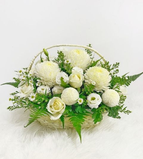 Funeral Flower Basket 06