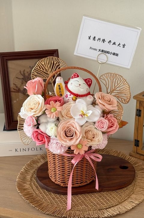 Lucky Cat Opening Basket 05