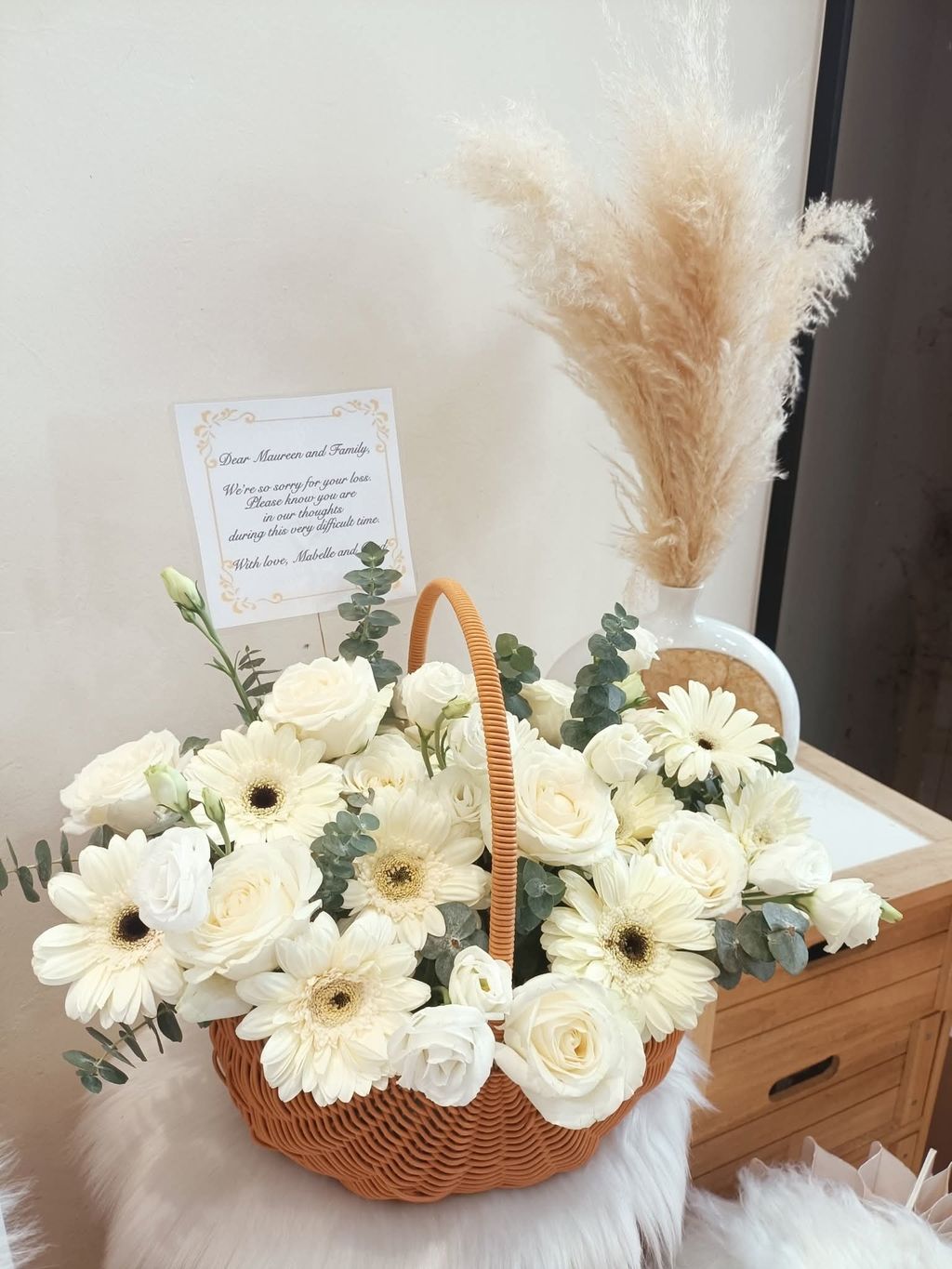 Funeral Flower Basket 05