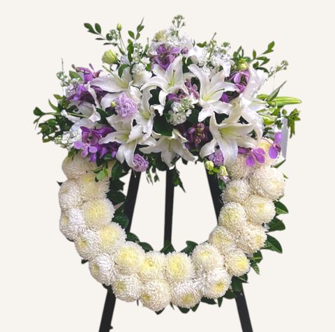 Wreath Flower Stand 07