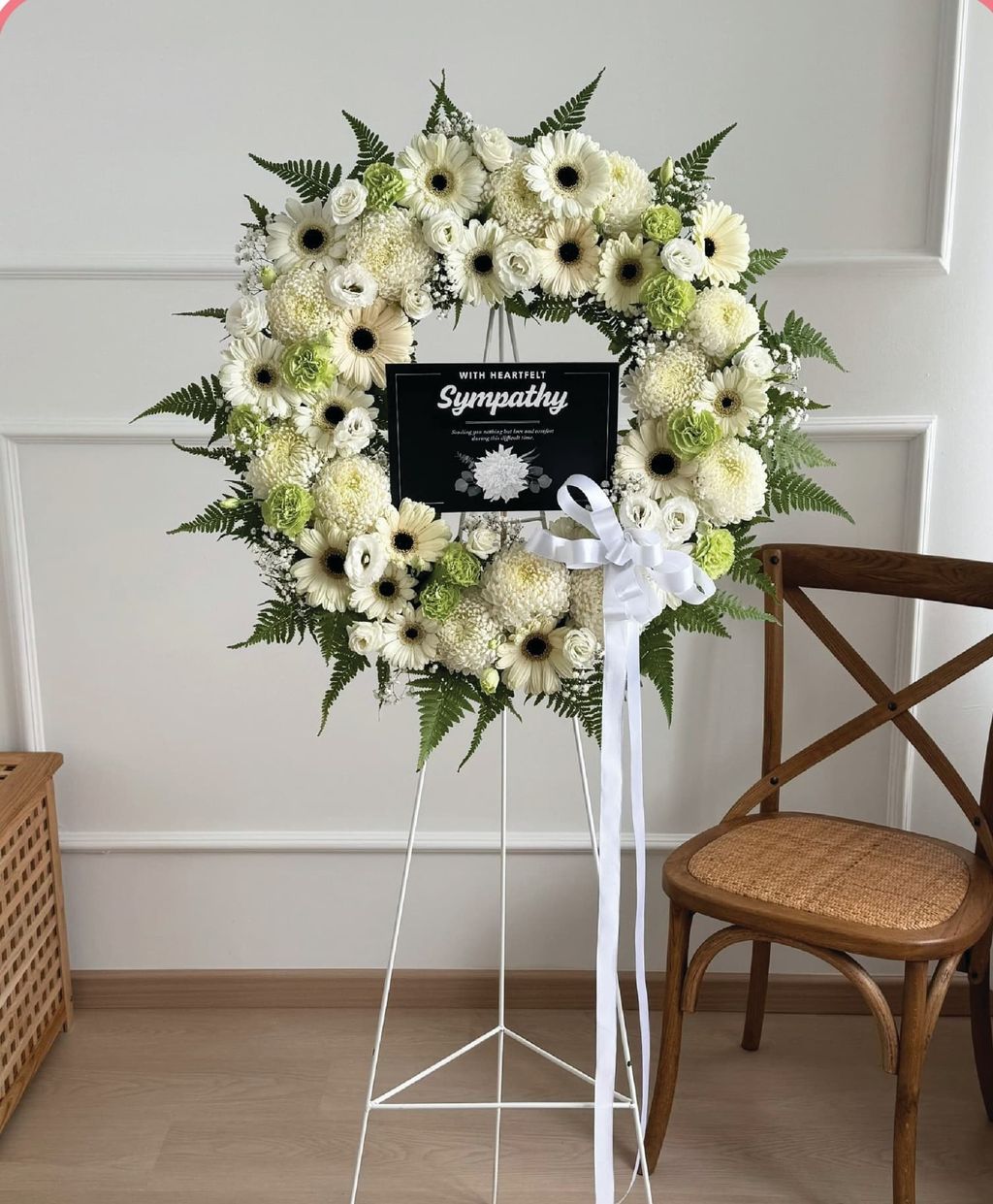 Heartfelt Condolence Wreath 06