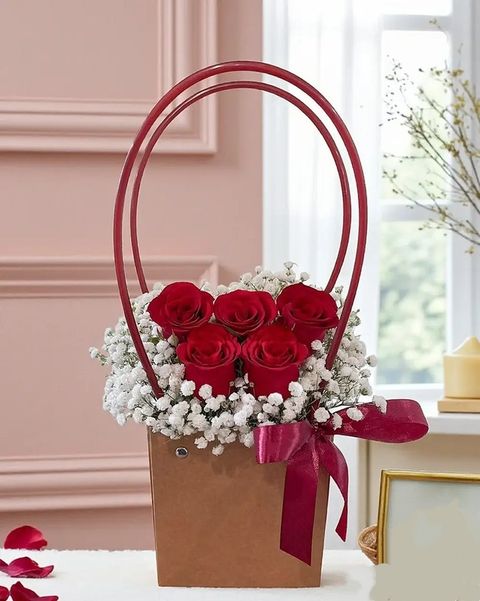 Roses Floral Bag