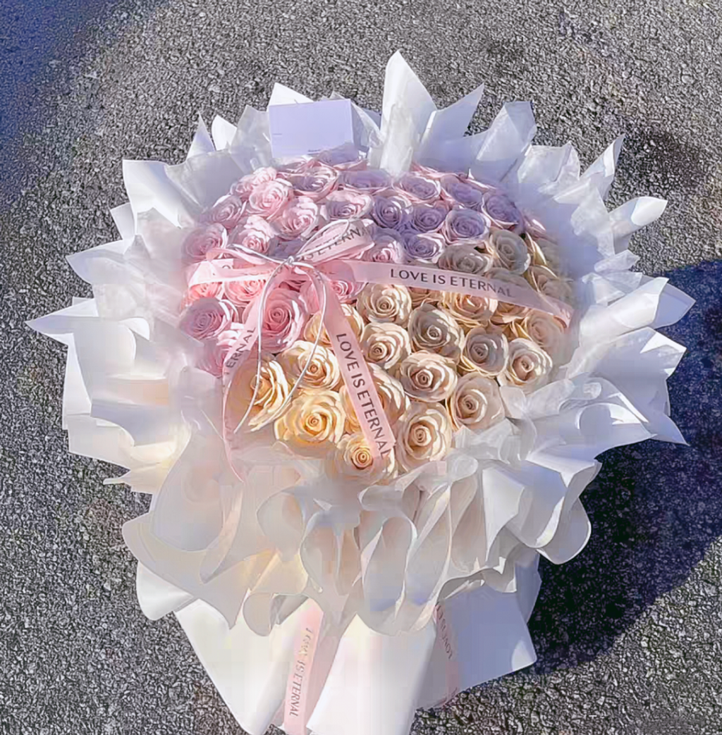 Soap Roses Bouquet (33 roses)