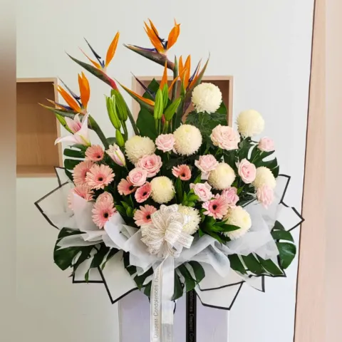 Remembrance Condolences Flower Stand