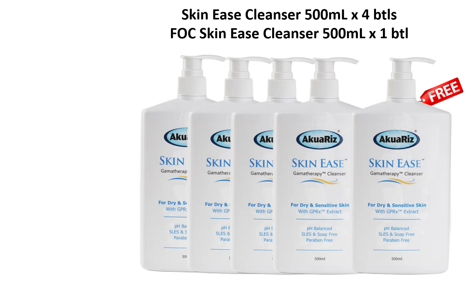 skin ease cleanser 500ml 4F1