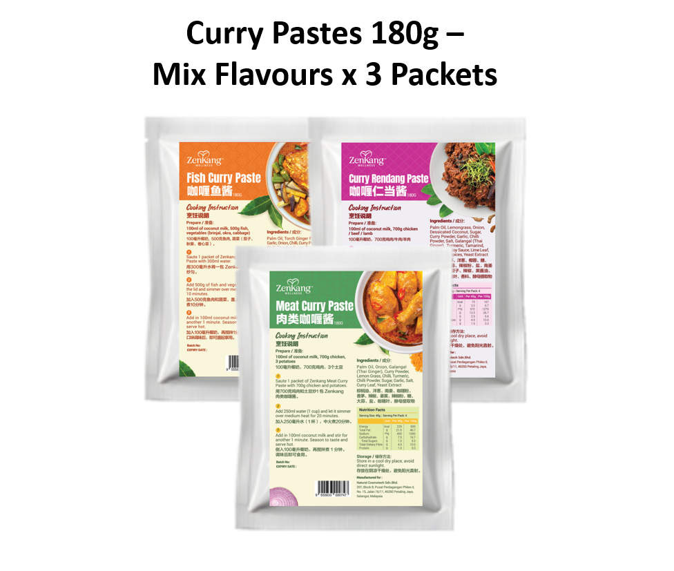 curry paste mix x 3pkts