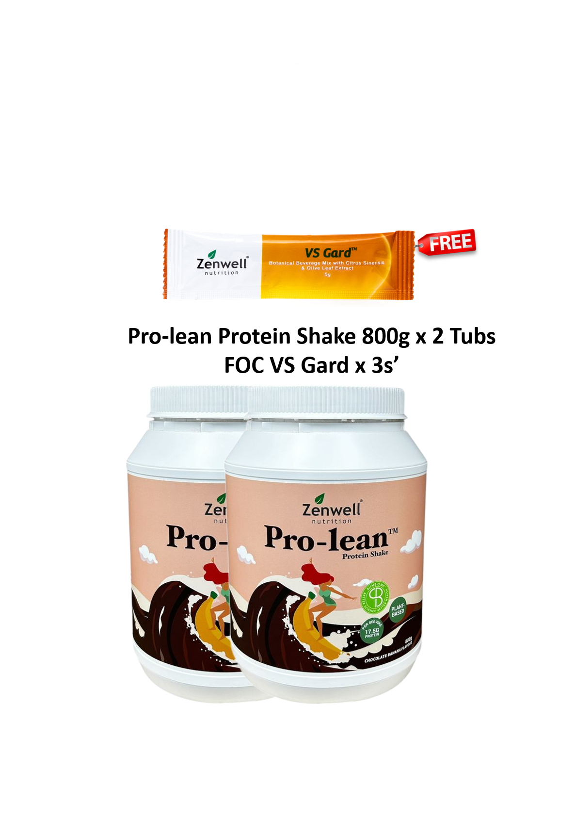 prolean protein shake 2 foc vs gard 3s'