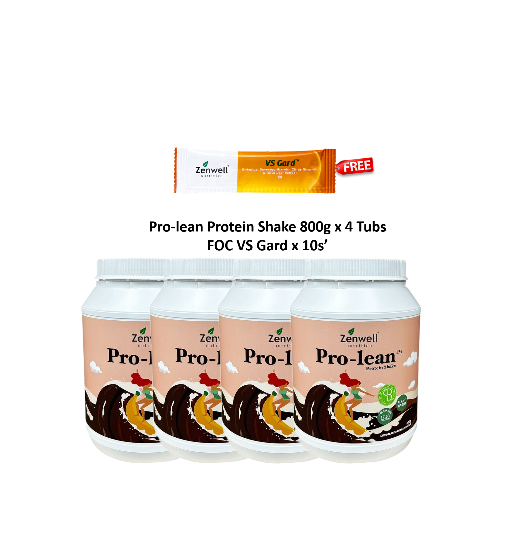 prolean protein shake 4 foc vs gard 10s'