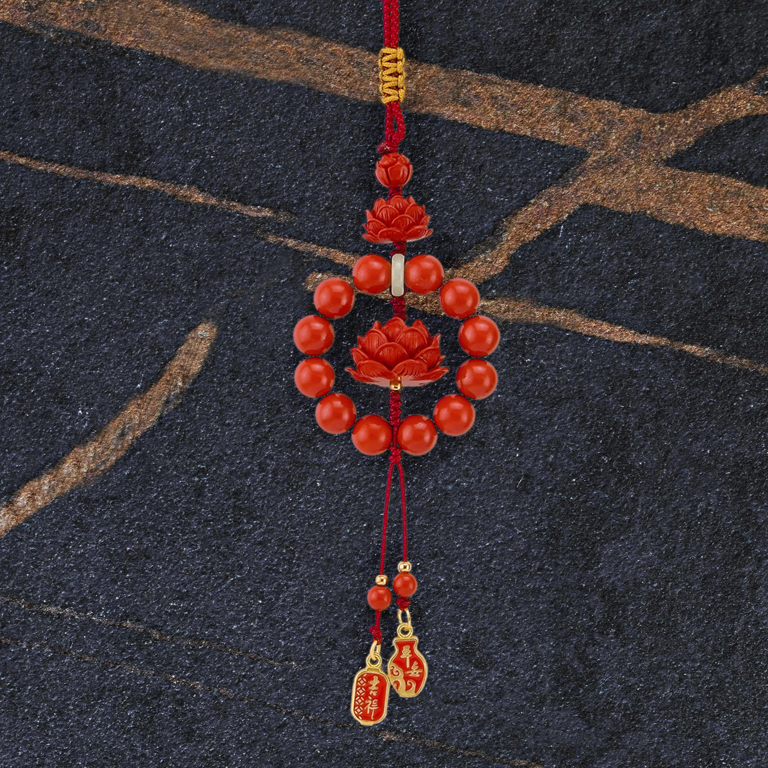 硃砂掛飾_平安吉祥款